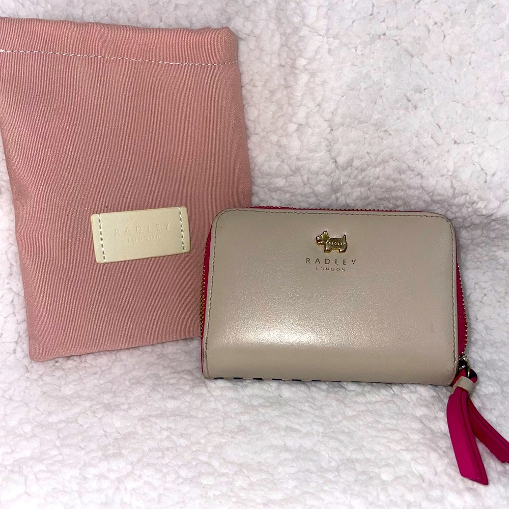 Radley London college green zip wallet